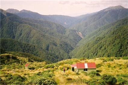 Nichols hut and Waiohine valley